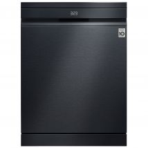 LG DF587HMS 60cm Dishwasher in Black 14 Place Setting A Rated Wi Fi