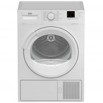 Beko DTLP81141W 8kg Heat Pump Condenser Dryer in White A Rated