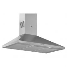 Bosch DWP94BC50B Series 2 90cm Pyramid Design Hood Brushed Steel