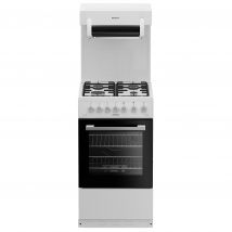 Blomberg GGS9151W 50cm Single Oven Gas Cooker in White Eye Level Grill