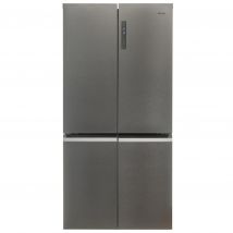 Haier HCR59F19ENMM American Fridge Freezer in Platinum Inox Frost Free