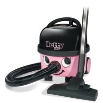 Numatic HET160T HETTY Turbo Cylinder Vacuum in Pink Black