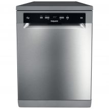 Hotpoint HFC3C26WCX 60cm Dishwasher in Silver 14 Place Setting E Rated