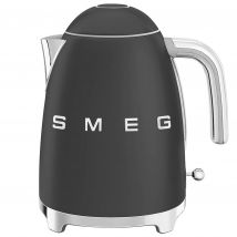 Smeg KLF03BLMUK Retro Style Cordless Kettle in Matte Black 1 7L 3kW