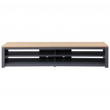 TTAP MEM 1600 GRY Memphis 1600mm Wide TV Stand in Grey Oak