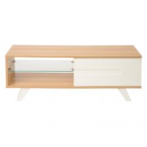 TTAP MIA 1200 OAK Miami 1200mm Wide TV Stand in Light Oak White