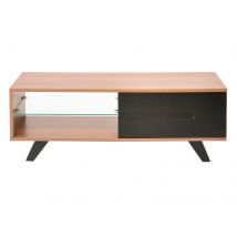 TTAP MIA 1200 WAL Miami 1200mm Wide TV Stand in Walnut Black