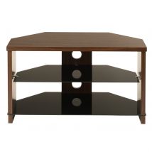 TTAP MON 1050 WAL Montreal 1050mm TV Stand in Walnut with Black Glass