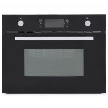 Montpellier MWBIC74B Built In Combi Microwave Oven in Black 900W 44L