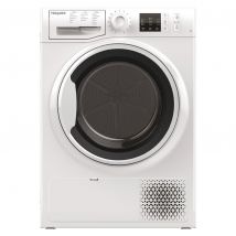Hotpoint NTM1081WK 8kg Heat Pump Condenser Dryer in White A Rated