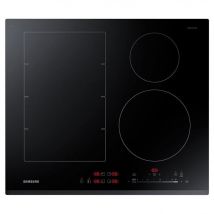 Samsung NZ64K7757BK 60cm 4 Zone Induction Hob in Black Flex Zone Plus