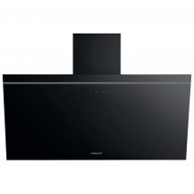 Hotpoint PHVP82FLTK 80cm Chimney Hood in Black 4 Speed Fan Touch Displ