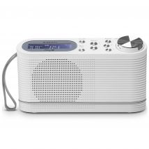 Roberts PLAY10W Play 10 DAB FM RDS Compact Portable Radio in White
