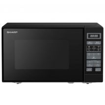 Sharp RDS202TB UK Microwave Oven Black 20 Litres 800W
