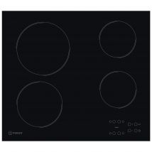 Indesit RI161C 60cm 4 Zone Frameless Ceramic Hob Black Touch Control