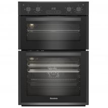 Blomberg RODN9202DX Built In Electric Double Oven in Dark Steel