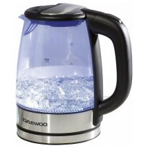 Daewoo SDA1669 Illuminated Glass Kettle 1 7L 2 2 kW