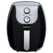 Daewoo SDA1861GE 4L Single Zone Air Fryer in Black 1400W 30 Minute Tim