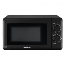 Daewoo SDA2812GE Microwave Oven in Black 20L 800W Manual Controls