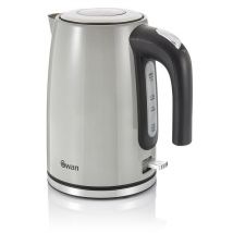 Swan SK14015GRN TownHouse Jug Kettle Grey 1 7L 3kW