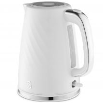 Swan SK14611WHT Windsor Textured Kettle in White 1 7L 3kW Rapid Boil