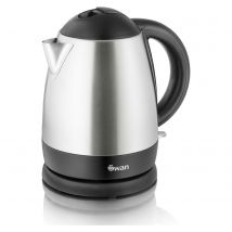 Swan SK31020N Brushed Stainless Steel Cordless Jug Kettle Silver 2kW 1