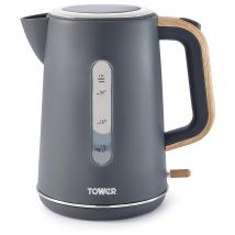 Tower T10037G Scandi Cordless Jug Kettle in Grey 1 7L 3kW