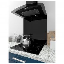 Culina TSB60BKS 60cm Curved Splashback in Black