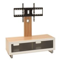 TTAP TVS1002 Munich 1250mm TV Stand in Light Oak VESA Swivel Bracket