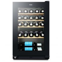 Haier WS30GA 50cm Freestanding Wine Cooler in Black 30 Bottle