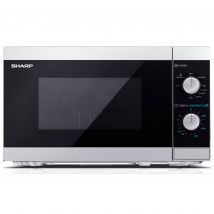Sharp YC MG01U S Compact Microwave with Grill 20L 800W 1000W Grill