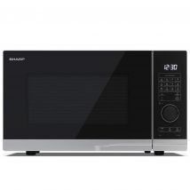 Sharp YC PG254AU S Microwave Oven With Grill in Silver 25L 900W