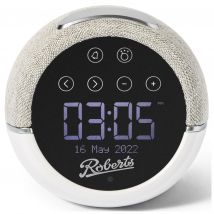 Roberts ZENPLUS W Zen Plus DAB Clock Radio in White Device Charging