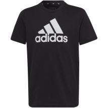 adidas Essentials Big Logo T-Shirt Kinder 000 - black/white 164