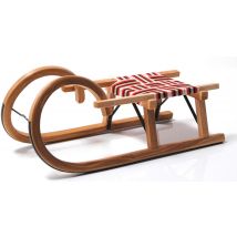 Sirch Hörnerrodel Standard mit Gurtsitz (85 cm, esche lackiert2 Bockstützen )