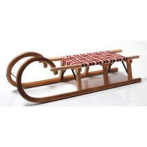 Sirch Hörnerrodel Standard mit Gurtsitz (115 cm, esche lackiert3 Bockstützen )