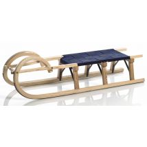 Sirch Hörnerschlitten Standard Plus mit Gurtsitz (115 cm, esche lackiert3 Bockstützen )