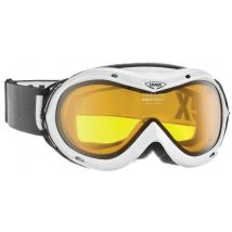 uvex Skibrille Hurricane (0129 white, double lens/lasergold lite (S1))