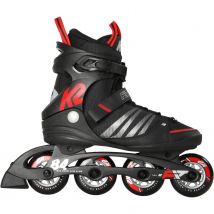 K2 F.I.T. 84 Speed Alu Man Inline Skates (41.5 (US=8.5), black/red)