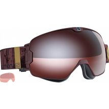 Salomon XMAX Access Skibrille (burgundy, Scheibe: tonic orange/mirror silver)