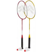 TecnoPro Badminton Schlägerset Speed 200 (181 gelb)