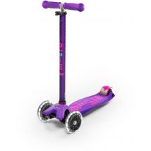 Micro Kinderkickboard Maxi Micro Deluxe LED (purple)
