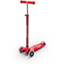 Micro Kinderkickboard Maxi Micro Deluxe LED (red)