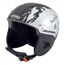 Alpina Carat L.E. Kinderskihelm (48-52 cm, 31 schwarz/silber matt)