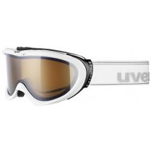 uvex Skibrille Comanche Polavision (1121 white, polavision/lasergold lite)