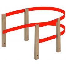 Lion Bohemia Schlittenlehne (000 buche/kunststoff rot)