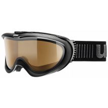 uvex Skibrille Comanche Polavision (2321 black mat, polavision/brown/clear)