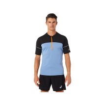 Tee Shirt de Running Fujitrail Top - Blue Harmony Performance Black-S