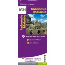 Carte Touristique 85129 - Indonésie, Malaisie - 1/2 000 000