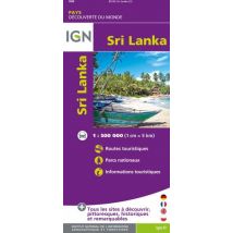 Carte Touristique 85132 - Sri-Lanka - 1/500 000